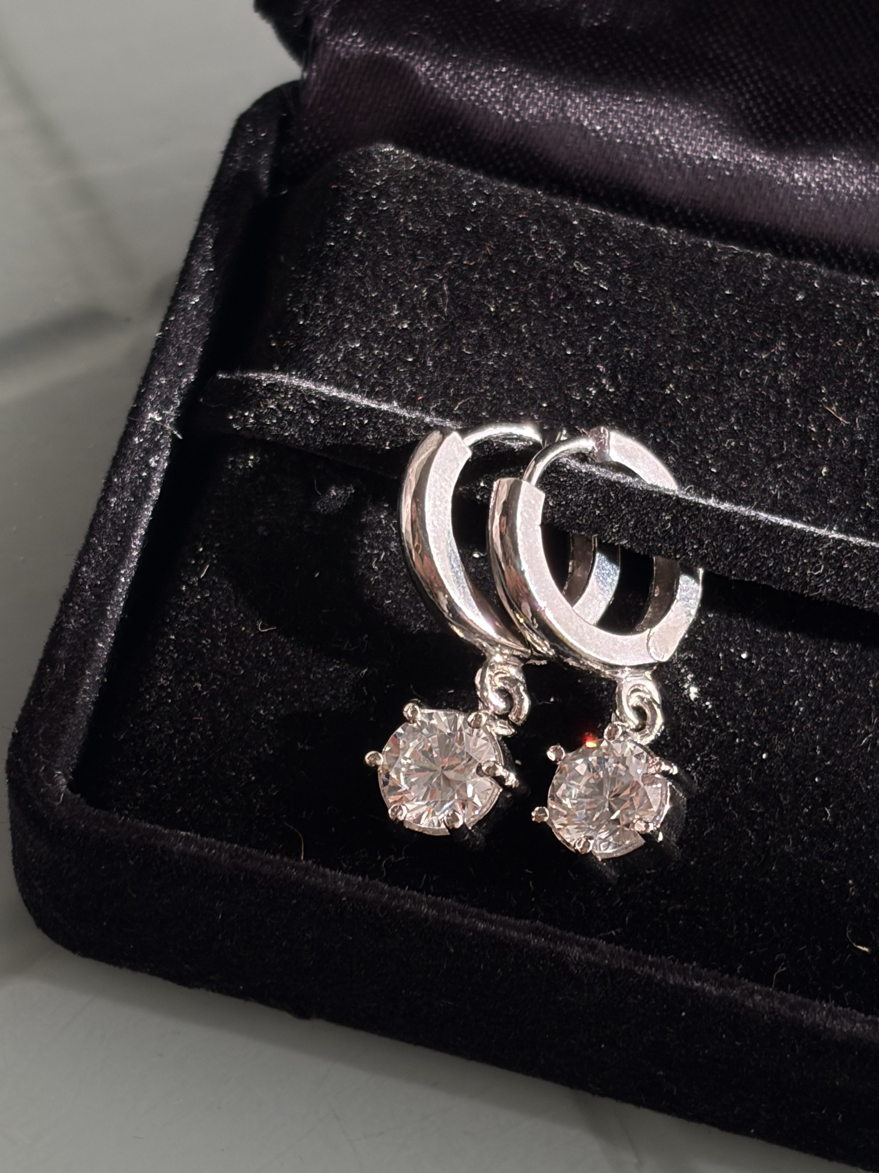 Luna Charm Hoops — photo 2